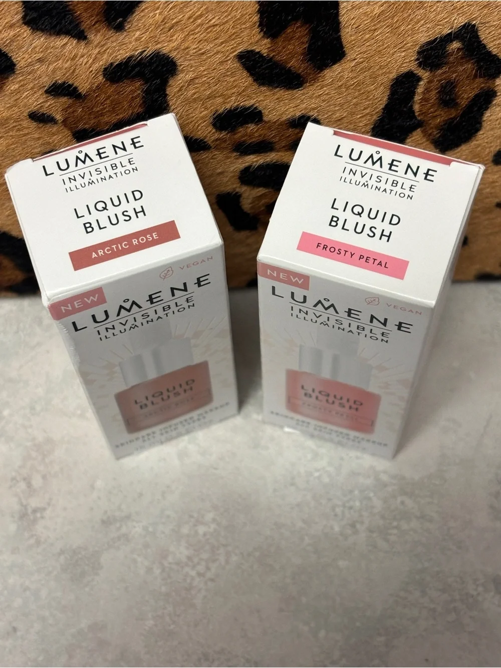 NEW Lumene Invisible Illumination Liquid Blush Duo | Arctic Rose & Frosty Petal